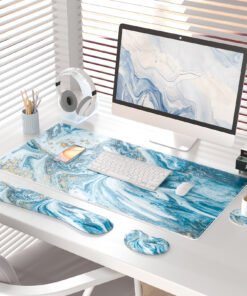 4-in-1 Large Mouse Pad with Wrist Rest - Image 4