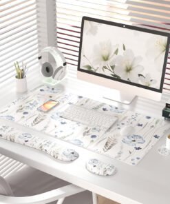 4-in-1 Large Mouse Pad with Wrist Rest