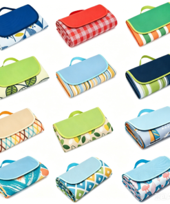 Picnic Beach Blanket, Sandfree Waterproof Outdoor Camping Blanket, Quick Drying Oxford Family Mat, Portable Extra Large Picnic Mat for Travel, Hiking, Music Festival, Lawn