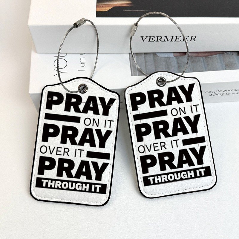 Luggage Tags, Privacy Cover ID Label with Stainless Steel Loop and Address Card for Travel Bag Suitcase - Image 2