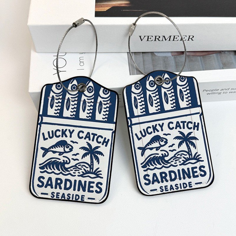 Luggage Tags, Privacy Cover ID Label with Stainless Steel Loop and Address Card for Travel Bag Suitcase - Image 4