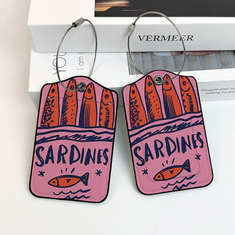 Luggage Tags, Privacy Cover ID Label with Stainless Steel Loop and Address Card for Travel Bag Suitcase - Image 10