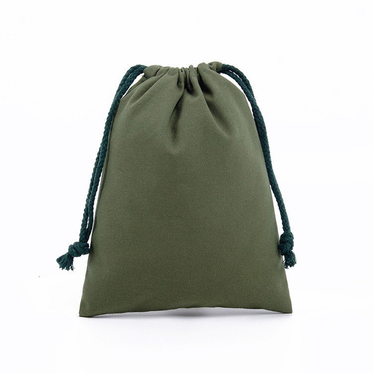Natural Cotton Drawstring Gift Bags, Blank Plain Canvas Drawstring Pouch, Reusable Custom Logo Sack for DIY Craft, Jewelry Storage, Wedding Favors & Party Gift Packaging - Image 8