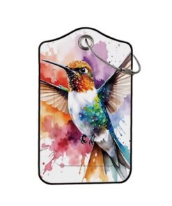 Luggage Tags, Privacy Cover ID Label with Stainless Steel Loop and Address Card for Travel Bag Suitcase - Image 6