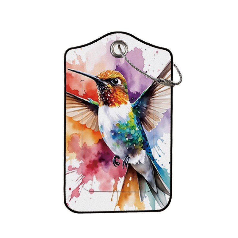 Luggage Tags, Privacy Cover ID Label with Stainless Steel Loop and Address Card for Travel Bag Suitcase - Image 6