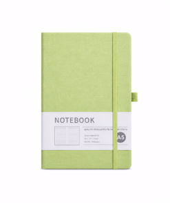 Custom PU Leather Hardcover Notebook – College Ruled Journal with Elastic Band - Image 6