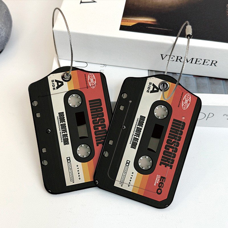 Luggage Tags, Privacy Cover ID Label with Stainless Steel Loop and Address Card for Travel Bag Suitcase - Image 11