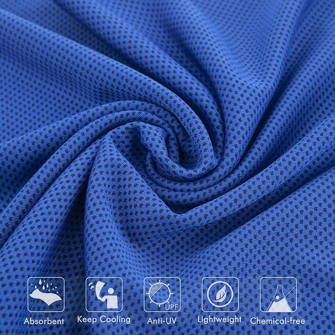 Cooling Towels (40"x12"),Ice Towel,Soft Breathable Chilly Towel,Microfiber Towel for Yoga,Sport,Running,Gym,Workout,Camping,Fitness,Workout & More Activities - Image 5