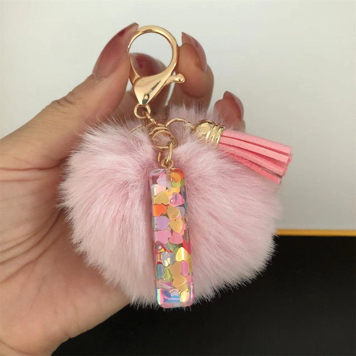 Initial Letter Keychain, heart type Keychain Cute Resin, Initial Keychain Backpack Charms, Key chain for Women, Girls - Image 16