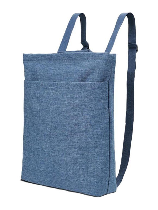 Custom Logo Dual Carry Canvas Tote Backpack | Two Way Shoulder & Hand Bag - Image 4