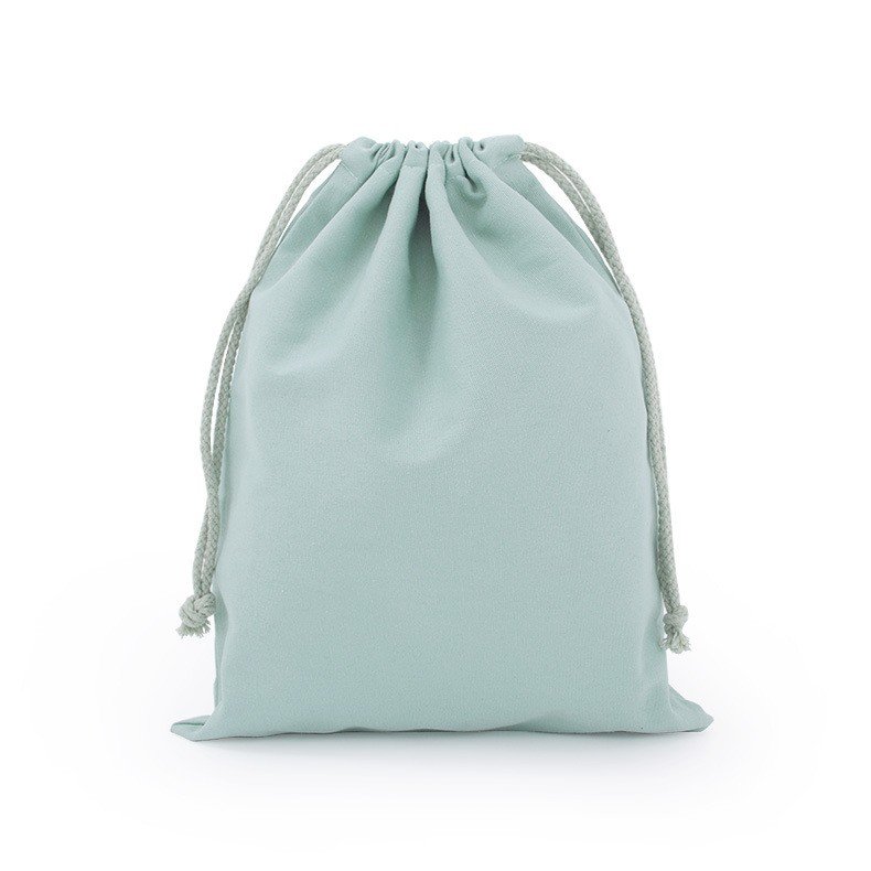 Natural Cotton Drawstring Gift Bags, Blank Plain Canvas Drawstring Pouch, Reusable Custom Logo Sack for DIY Craft, Jewelry Storage, Wedding Favors & Party Gift Packaging - Image 11