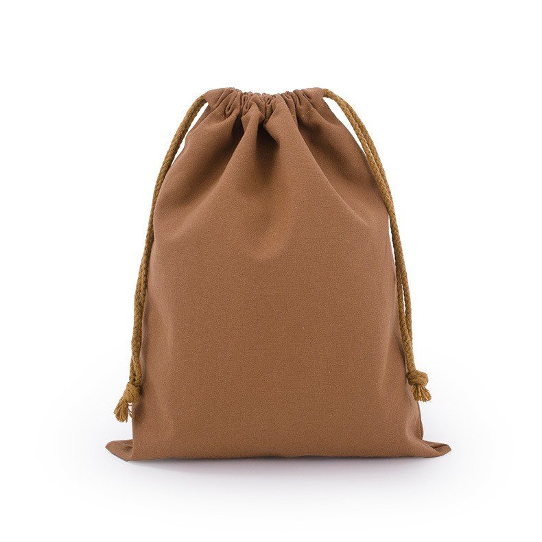 Natural Cotton Drawstring Gift Bags, Blank Plain Canvas Drawstring Pouch, Reusable Custom Logo Sack for DIY Craft, Jewelry Storage, Wedding Favors & Party Gift Packaging - Image 6