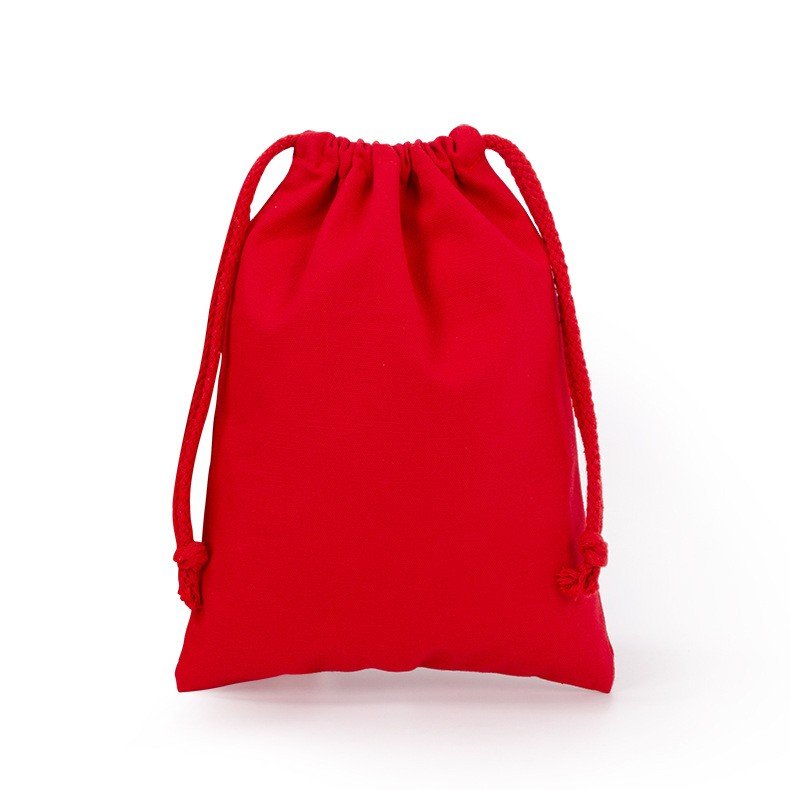 Natural Cotton Drawstring Gift Bags, Blank Plain Canvas Drawstring Pouch, Reusable Custom Logo Sack for DIY Craft, Jewelry Storage, Wedding Favors & Party Gift Packaging - Image 9