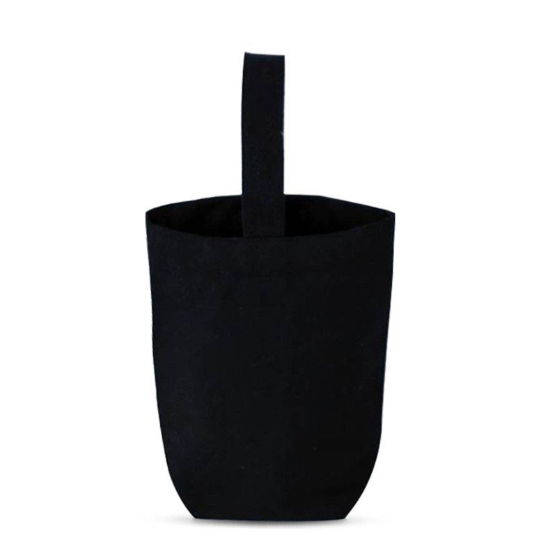 Natural Cotton Mini Canvas Bucket Tote Bag, Reusable Blank Open-Top Handbag with Wrist Handle, for DIY, Custom Logo, Storage & Everyday Use - Image 3