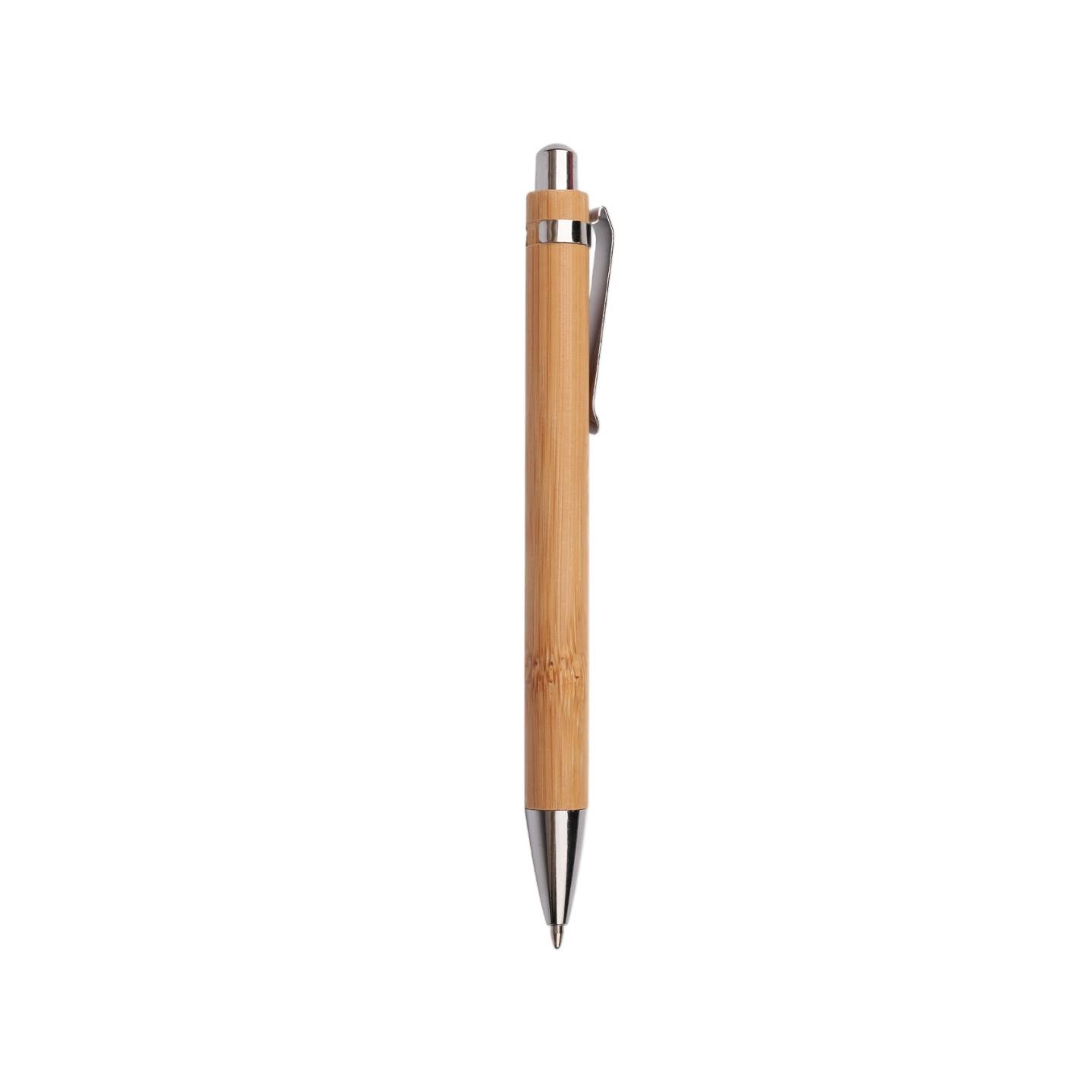 Eco Bamboo Ballpoint Pen — Customize with Your Logo