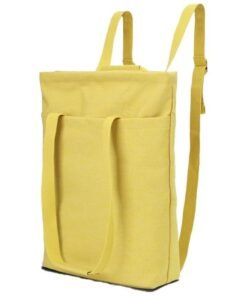 Alternative view of Custom Logo Dual Carry Canvas Tote Backpack | Two Way Shoulder & Hand Bag