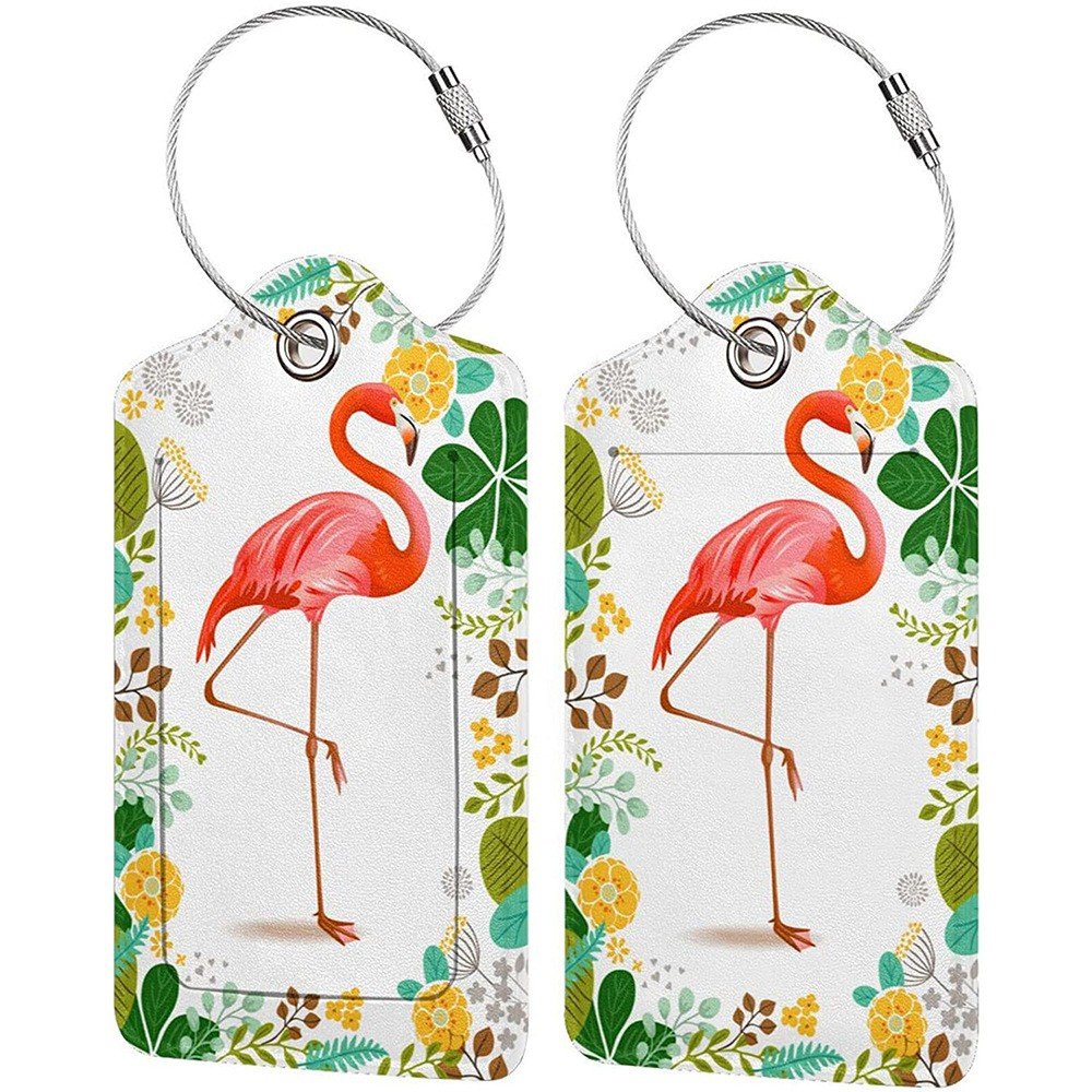 Luggage Tags, Privacy Cover ID Label with Stainless Steel Loop and Address Card for Travel Bag Suitcase - Image 20
