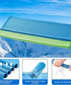 Cooling Towels (40"x12"),Ice Towel,Soft Breathable Chilly Towel,Microfiber Towel for Yoga,Sport,Running,Gym,Workout,Camping,Fitness,Workout & More Activities - Image 3
