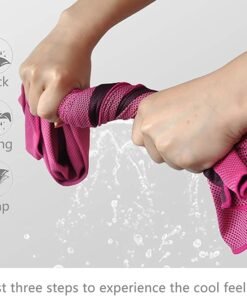 Cooling Towels (40"x12"),Ice Towel,Soft Breathable Chilly Towel,Microfiber Towel for Yoga,Sport,Running,Gym,Workout,Camping,Fitness,Workout & More Activities - Image 7