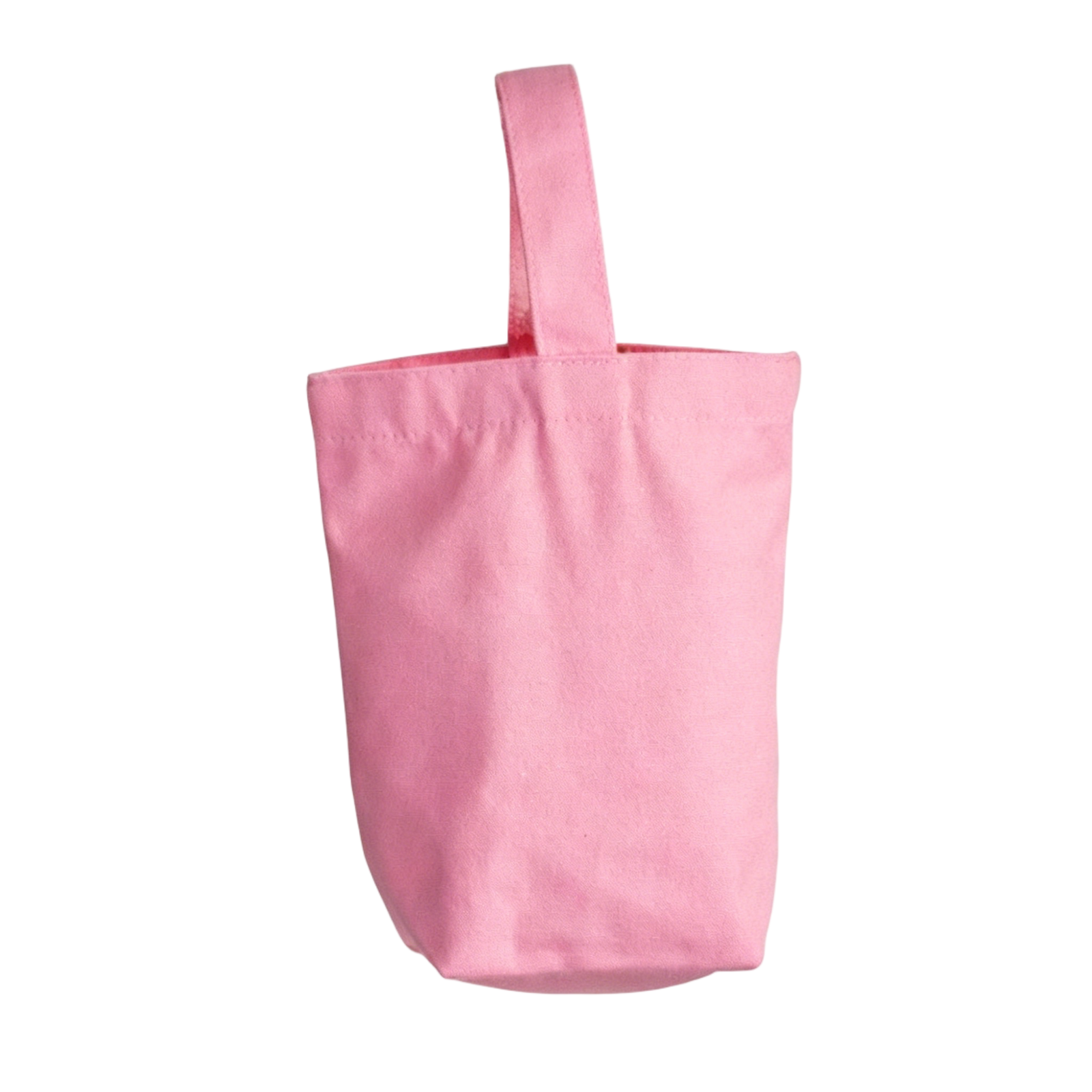 Natural Cotton Mini Canvas Bucket Tote Bag, Reusable Blank Open-Top Handbag with Wrist Handle, for DIY, Custom Logo, Storage & Everyday Use - Image 10