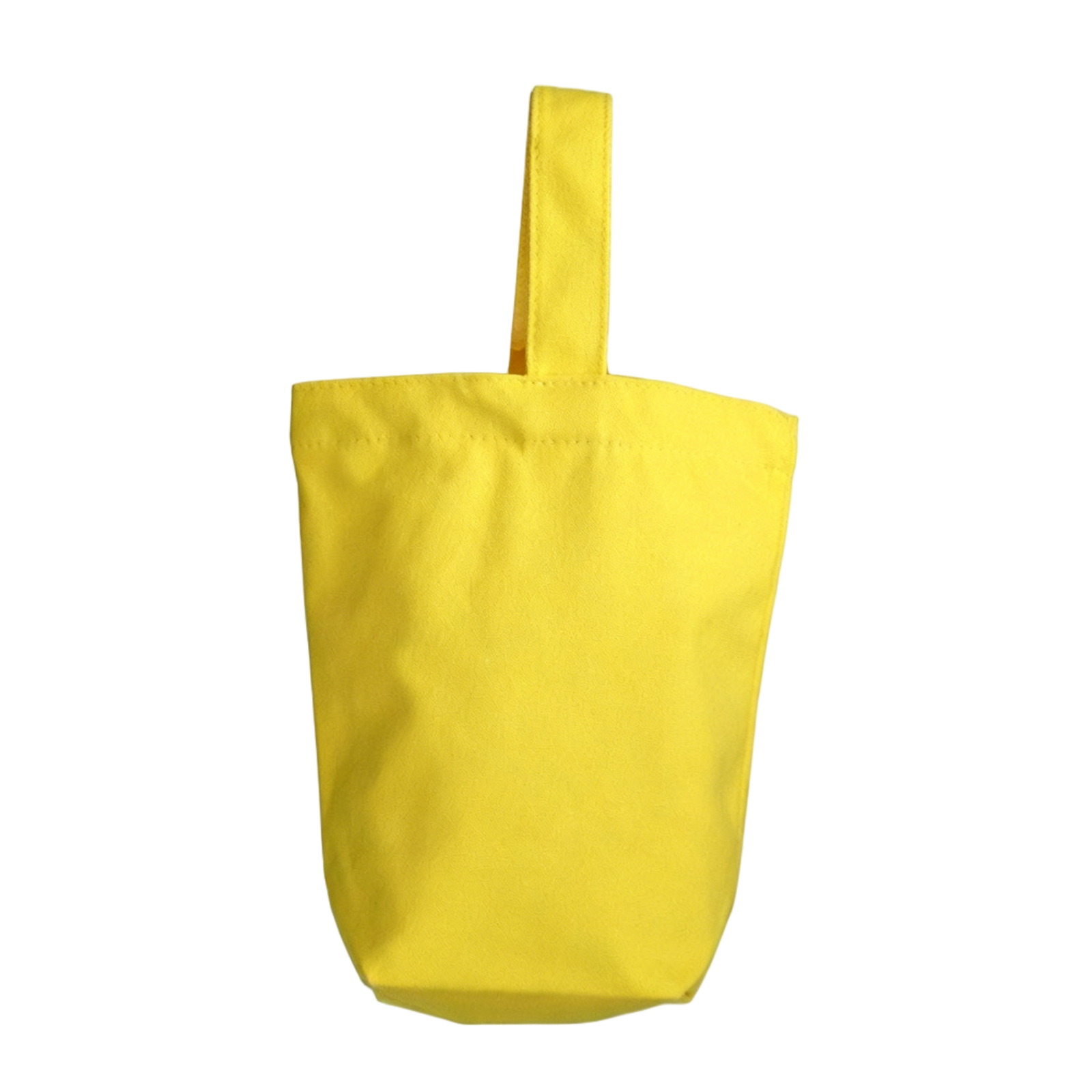 Natural Cotton Mini Canvas Bucket Tote Bag, Reusable Blank Open-Top Handbag with Wrist Handle, for DIY, Custom Logo, Storage & Everyday Use - Image 8