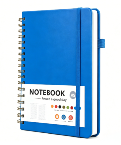 Custom A5 Hardcover Spiral Notebook with Elastic Closure - Image 4