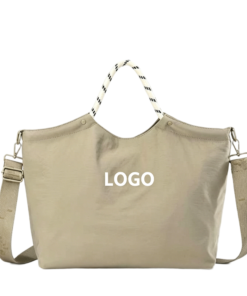 Alternative view of LightEasy Nylon Rope Handle Tote Bag— Printed With Your Logo