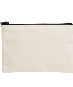 Canvas Zippered Pouch— Printed With Your Logo