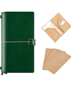 Alternative view of Custom Premium Handmade Leather Traveler's Notebook – Passport Size Refillable Journal