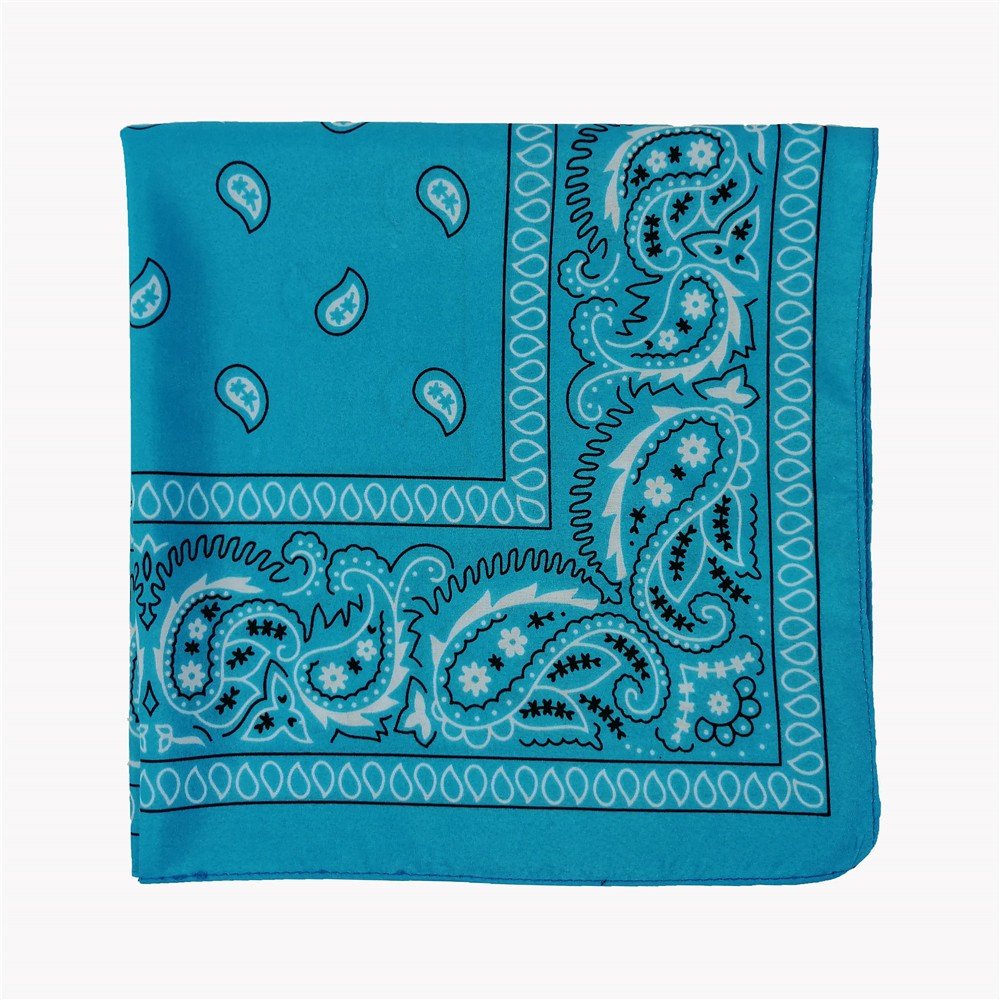Custom Mini Bandana, 35×35CM Soft Silk Like Square Head Scarf, Minimalist Logo Printed Hair Scarf, Multi-Functional Fashion Bandanas for Men Women Daily Street Wear & Gifts - Image 12