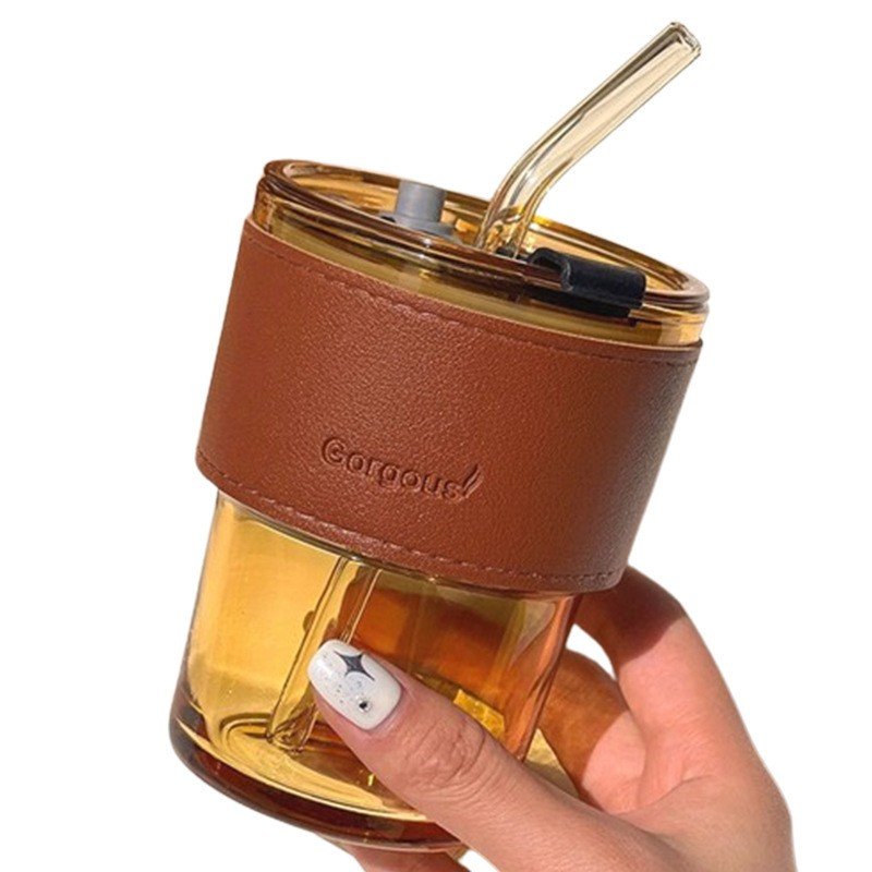 13oz/400ml Tumbler Water Glass, Cups with Straw