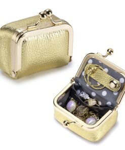 Alternative view of Genuine Leather Fashion Mini Jewelry Box