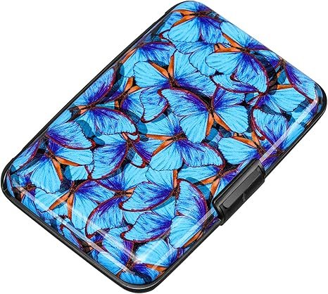 Custom Logo Mini RFID Aluminum Wallet Credit Cards Holder Business Card Case Metal ID Case for Men Women - Image 7
