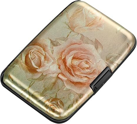 Custom Logo Mini RFID Aluminum Wallet Credit Cards Holder Business Card Case Metal ID Case for Men Women - Image 2