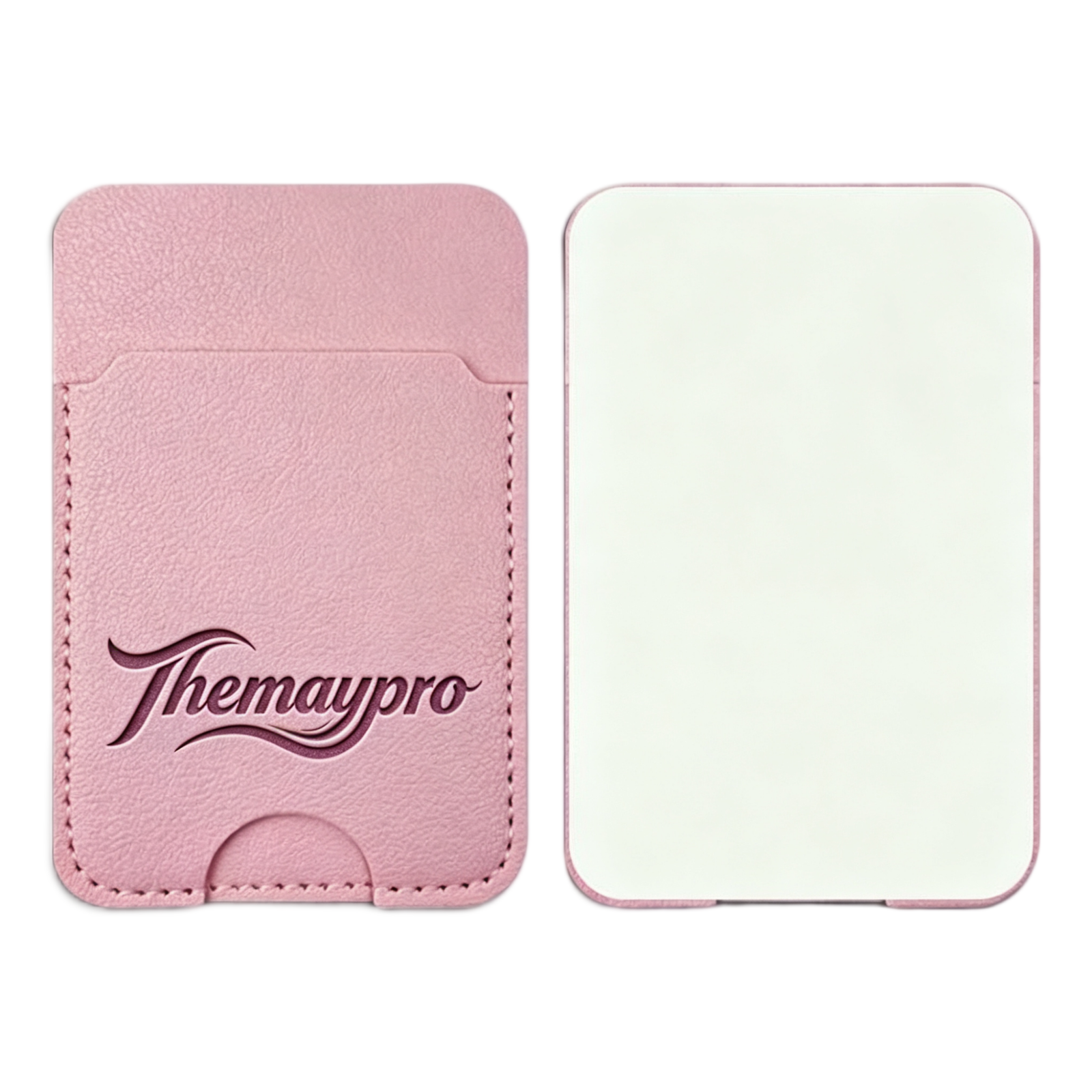 Custom Logo Adhesive Phone Card Holder | Slim RFID Blocking ID Card Wallet for Smartphones - Image 3