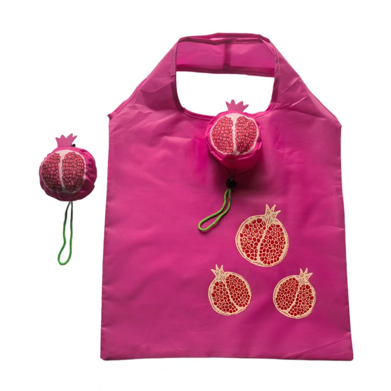 Custom Logo Foldable Shopping Tote Bag, Packable Nylon Shoulder Bag, Portable Travel Grocery Handbag - Image 15