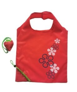 Alternative view of Custom Logo Foldable Shopping Tote Bag, Packable Nylon Shoulder Bag, Portable Travel Grocery Handbag