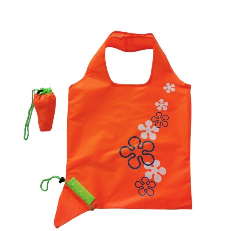 Custom Logo Foldable Shopping Tote Bag, Packable Nylon Shoulder Bag, Portable Travel Grocery Handbag - Image 11