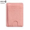 Minimalist Carbon Fiber Card Holder, Slim Front Pocket Wallet RFID Blocking, Holds Up To 8 Cards & Cash, ID Window Card Wallet For Men - Image 8