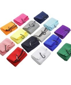 Alternative view of Custom Logo Golf Towel with Carabiner Clip, Waffle Microfiber Golf Club Cleaning Towel, Personalized Printed Sports Towel for Golf Bag, Quick Dry Absorbent