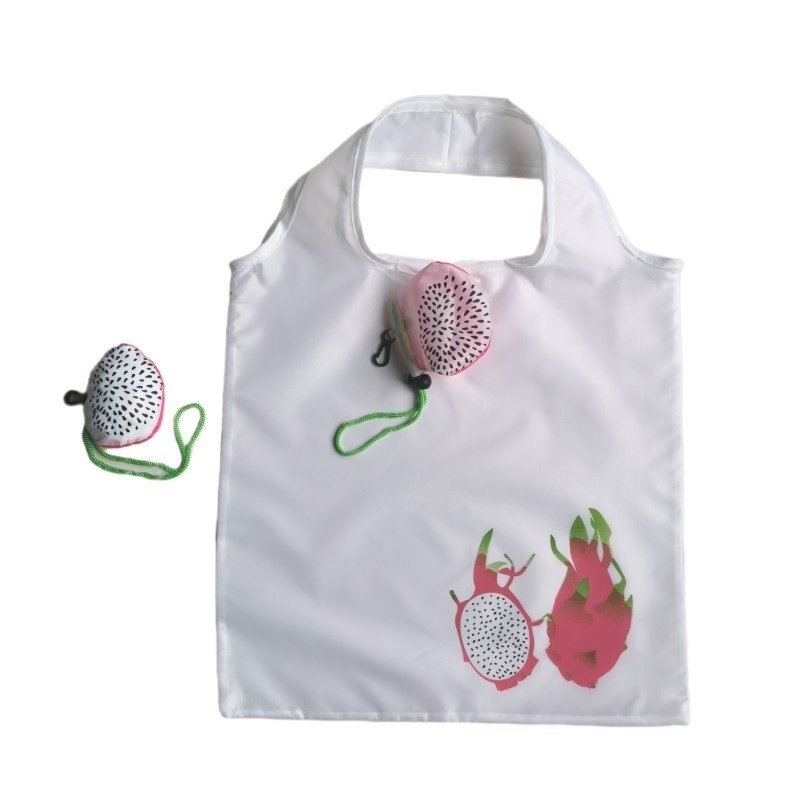 Custom Logo Foldable Shopping Tote Bag, Packable Nylon Shoulder Bag, Portable Travel Grocery Handbag - Image 7