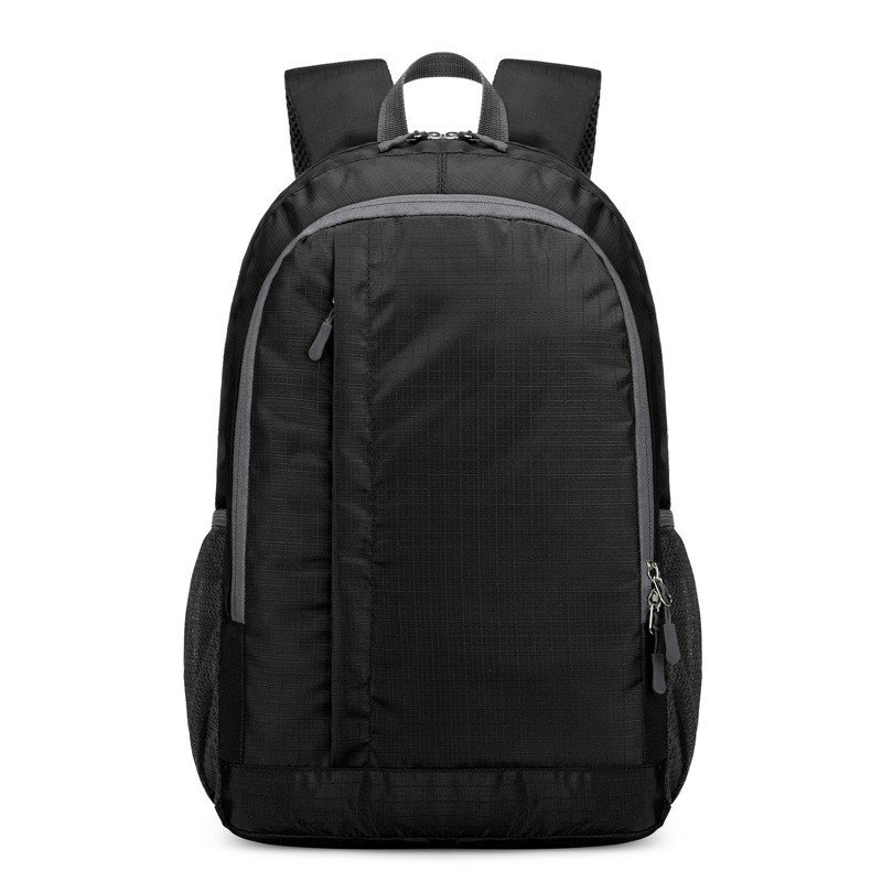 Custom Printed Lightweight Foldable Backpack, Personalized Logo Water Resistant Daypack for Travel Shopping Daily Use - Image 4