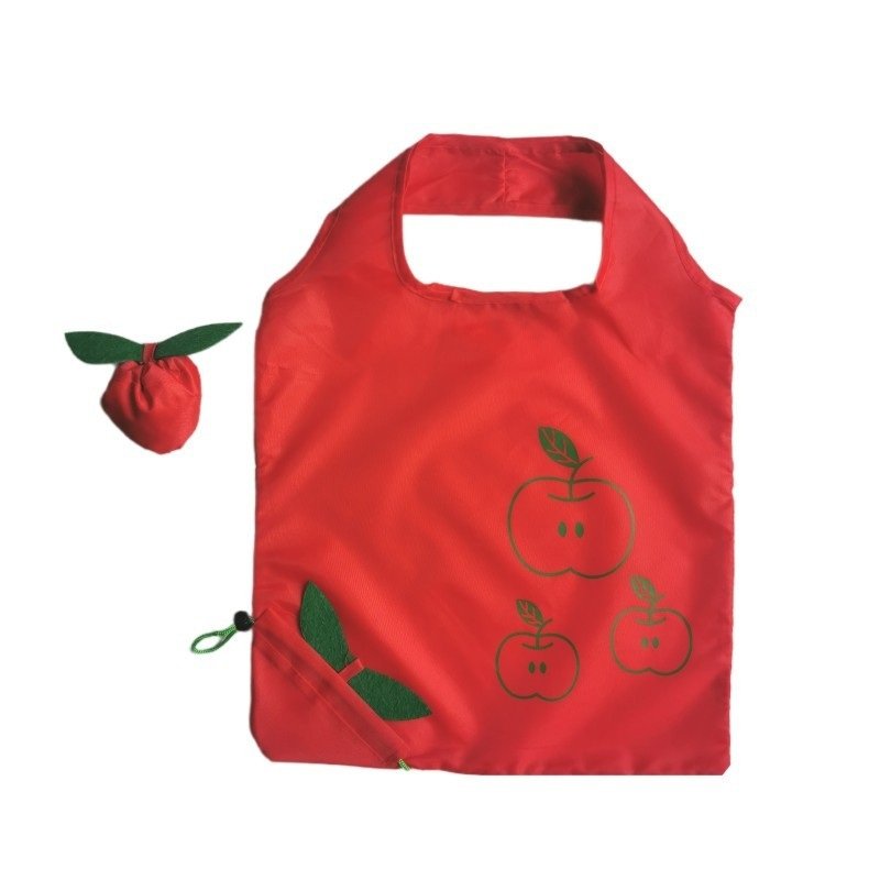 Custom Logo Foldable Shopping Tote Bag, Packable Nylon Shoulder Bag, Portable Travel Grocery Handbag - Image 9