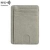 Minimalist Carbon Fiber Card Holder, Slim Front Pocket Wallet RFID Blocking, Holds Up To 8 Cards & Cash, ID Window Card Wallet For Men - Image 3