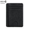 Minimalist Carbon Fiber Card Holder, Slim Front Pocket Wallet RFID Blocking, Holds Up To 8 Cards & Cash, ID Window Card Wallet For Men - Image 6