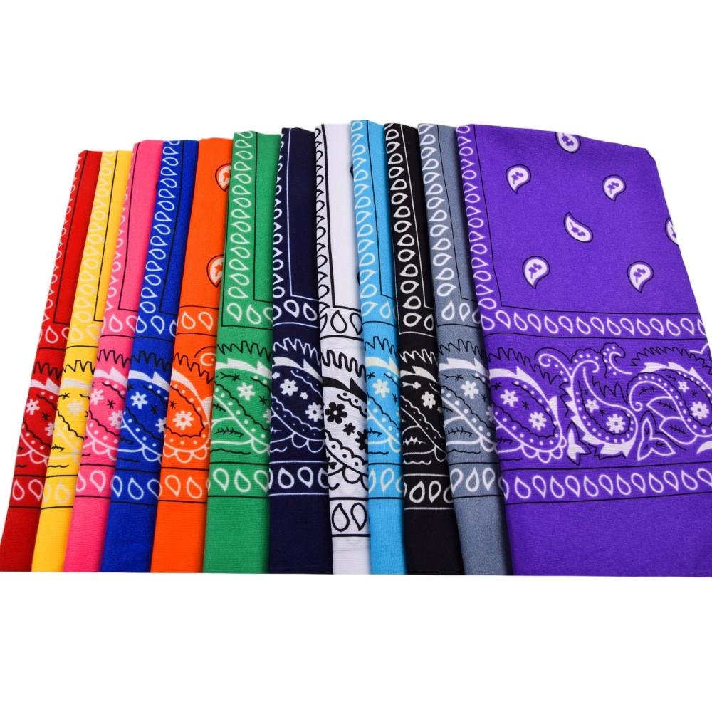 Custom Mini Bandana, 35×35CM Soft Silk Like Square Head Scarf, Minimalist Logo Printed Hair Scarf, Multi-Functional Fashion Bandanas for Men Women Daily Street Wear & Gifts - Image 3