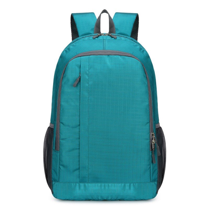 Custom Printed Lightweight Foldable Backpack, Personalized Logo Water Resistant Daypack for Travel Shopping Daily Use