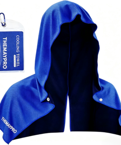 Cooling Hooded Towel – Lightweight Quick-Dry Sports & Outdoor Hooded Microfiber Towel for Gym, Running, Hiking & Travel - Image 3