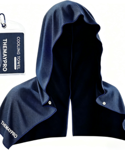 Cooling Hooded Towel – Lightweight Quick-Dry Sports & Outdoor Hooded Microfiber Towel for Gym, Running, Hiking & Travel - Image 5