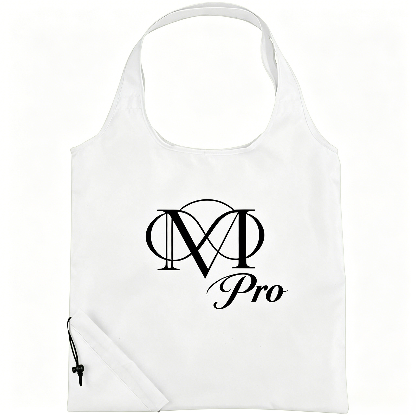 Custom Logo Foldable Shopping Tote Bag, Packable Nylon Shoulder Bag, Portable Travel Grocery Handbag - Image 4